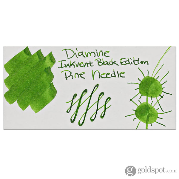 Diamine Inkvent Black Edition Chameleon & Shimmer Bottled Ink in Pine Needle - 50 mL Bottled Ink
