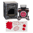 Diamine Inkvent Black Edition Chameleon & Shimmer Bottled Ink in Winter Berry - 50 mL Bottled Ink