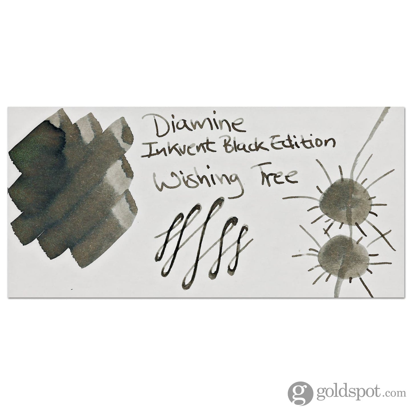 Diamine Inkvent Black Edition Chameleon & Shimmer Bottled Ink in Wishing Tree - 50 mL Bottled Ink