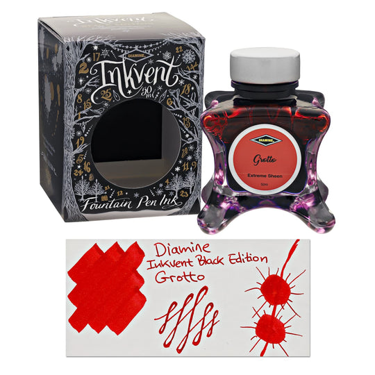 Diamine Inkvent Black Edition Extreme Sheen Bottled Ink in Grotto - 50 mL