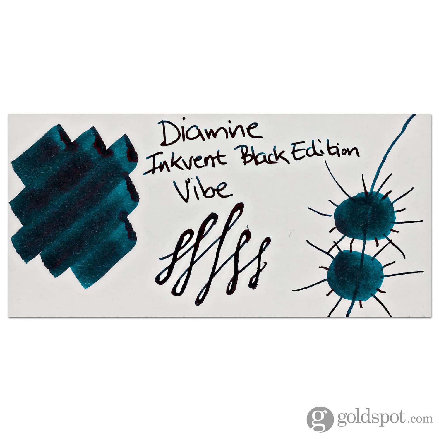 Diamine Inkvent Black Edition Extreme Sheen Bottled Ink in Vibe