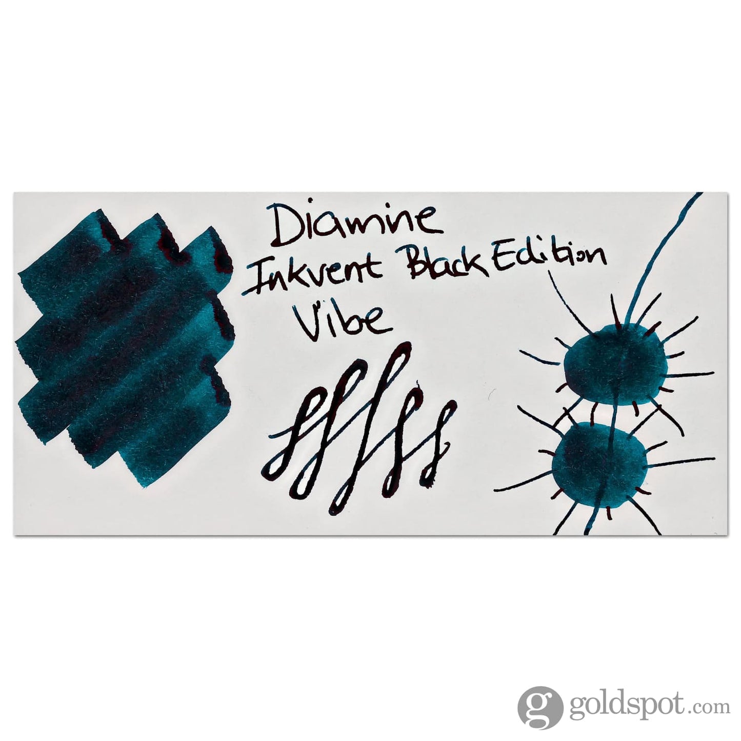 Diamine Inkvent Black Edition Extreme Sheen Bottled Ink in Vibe - 50 mL Bottled Ink