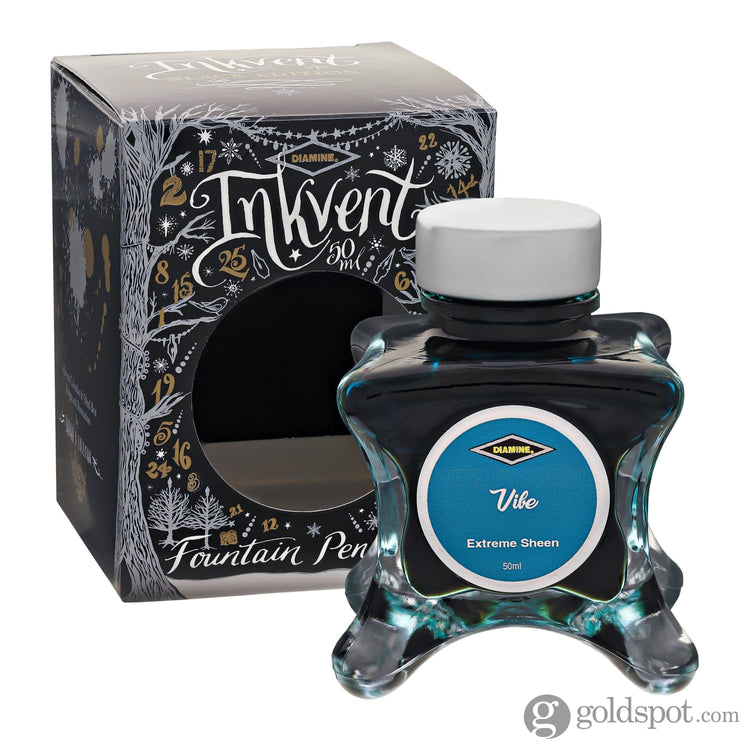 Diamine Inkvent Black Edition Extreme Sheen Bottled Ink in Vibe - 50 mL Bottled Ink