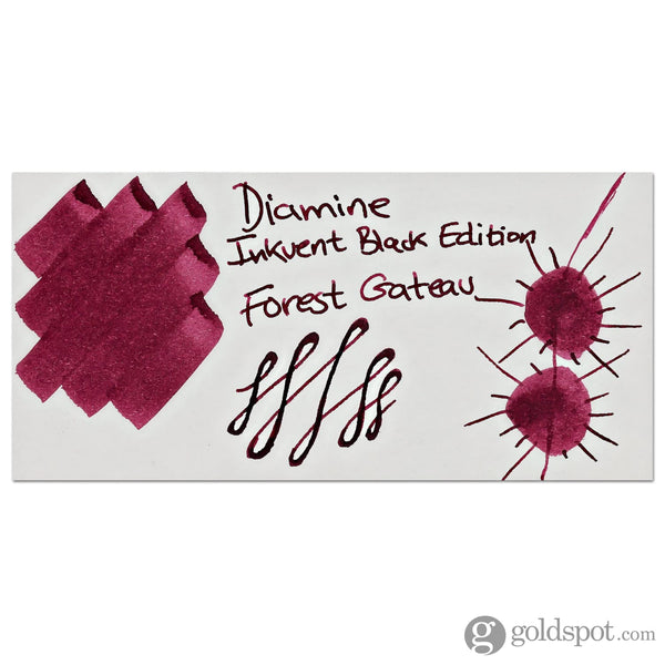 Diamine Inkvent Black Edition Scented Bottled Ink in Forest Gateau - 50 mL Bottled Ink