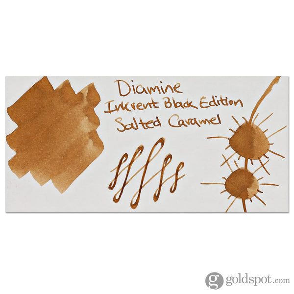 Diamine Inkvent Black Edition Shimmer Bottled Ink in Salted Caramel - 50 mL Bottled Ink