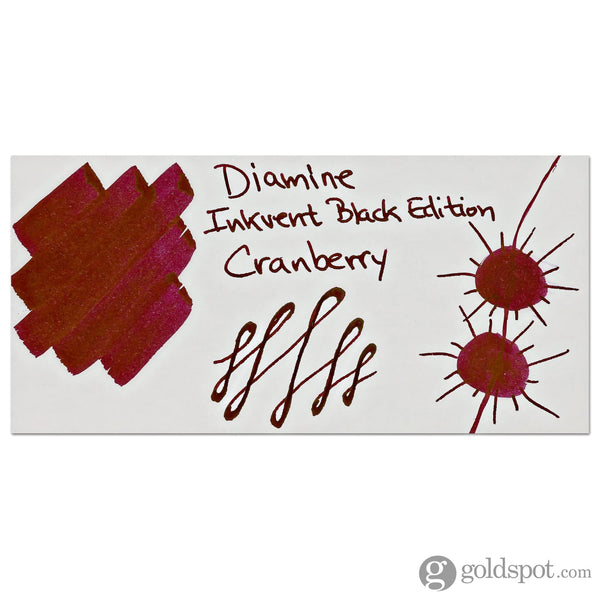 Diamine Inkvent Black Edition Standard Bottled Ink in Cranberry - 50 mL Bottled Ink