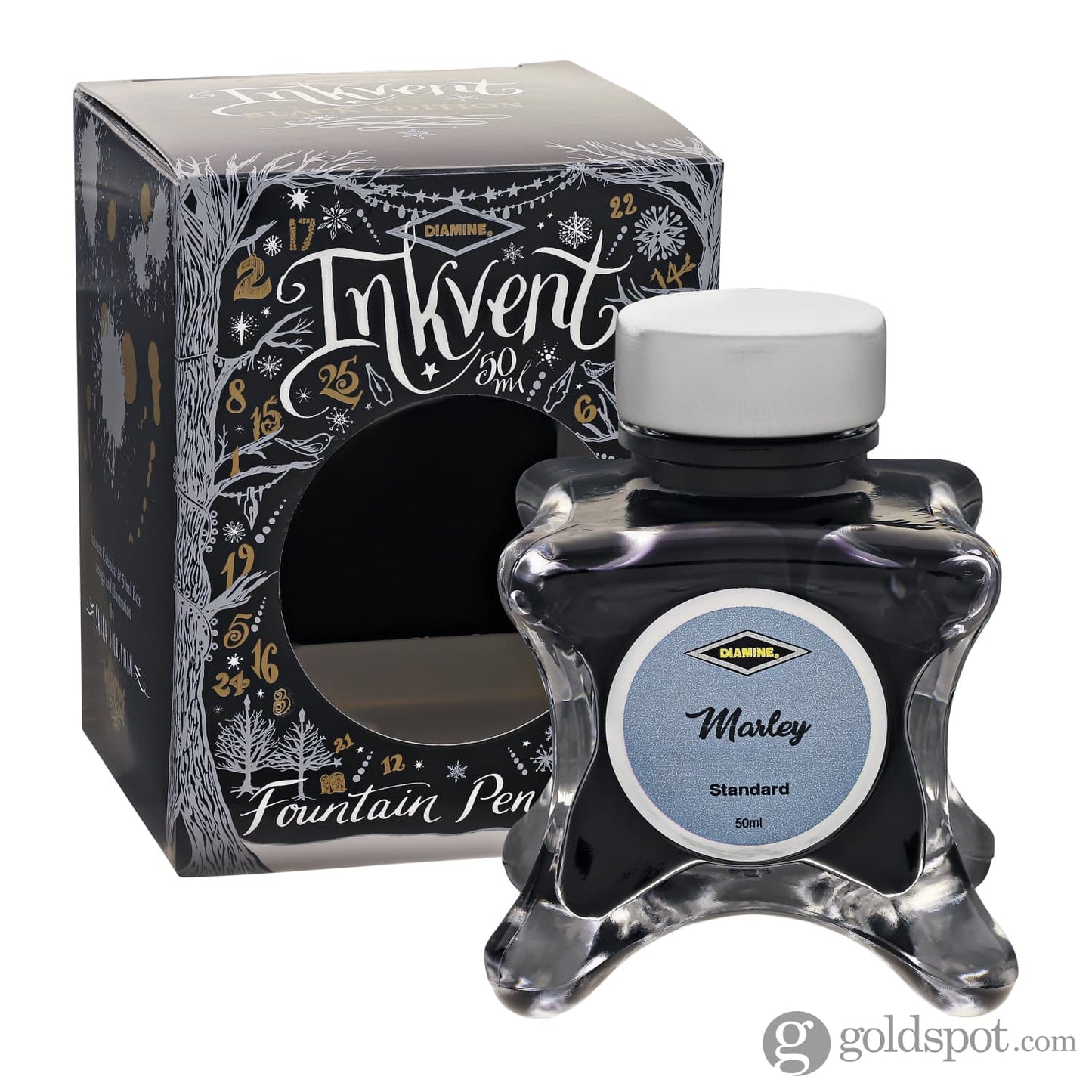 Diamine Inkvent Black Edition Standard Bottled Ink in Marley - 50 mL Bottled Ink