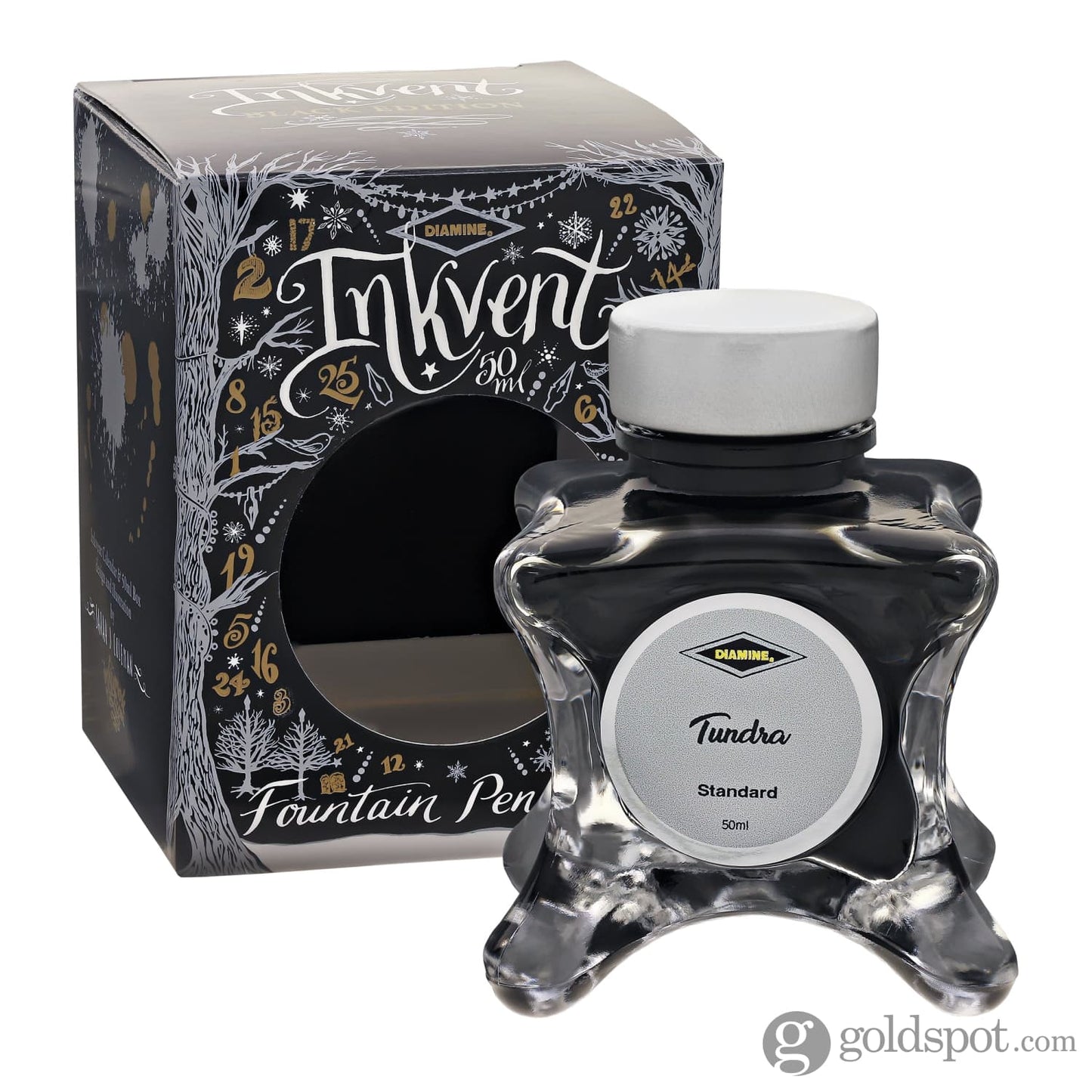 Diamine Inkvent Black Edition Standard Bottled Ink in Tundra - 50 mL Bottled Ink