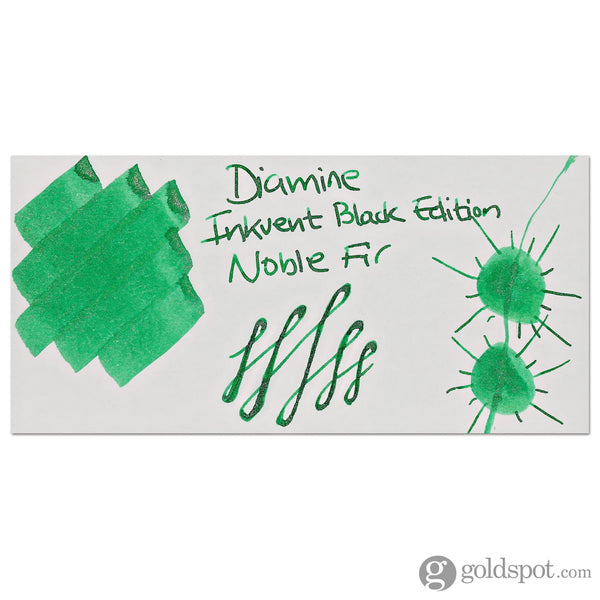 Diamine Inkvent Black Edition Starbright Bottled Ink in Noble Fir - 50 mL Bottled Ink