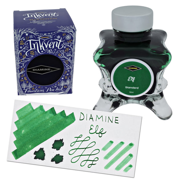 Diamine Inkvent Blue Edition Standard Bottled Ink in Elf - 50 mL Bottled Ink