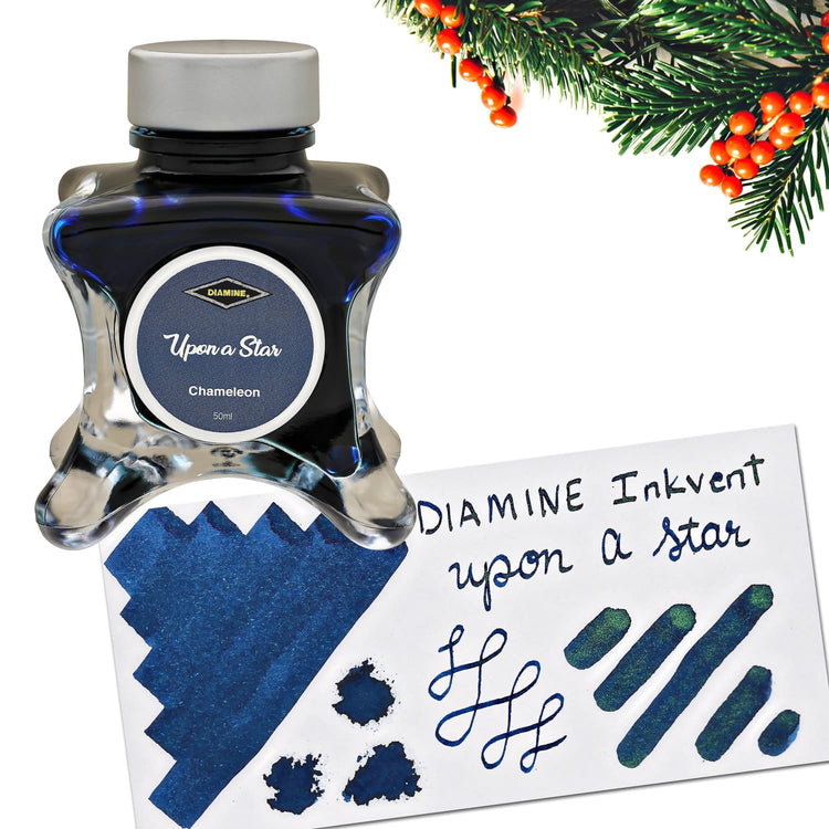 Diamine Inkvent Green Edition Chameleon Bottled Ink in Upon a Star - 50 mL Bottled Ink