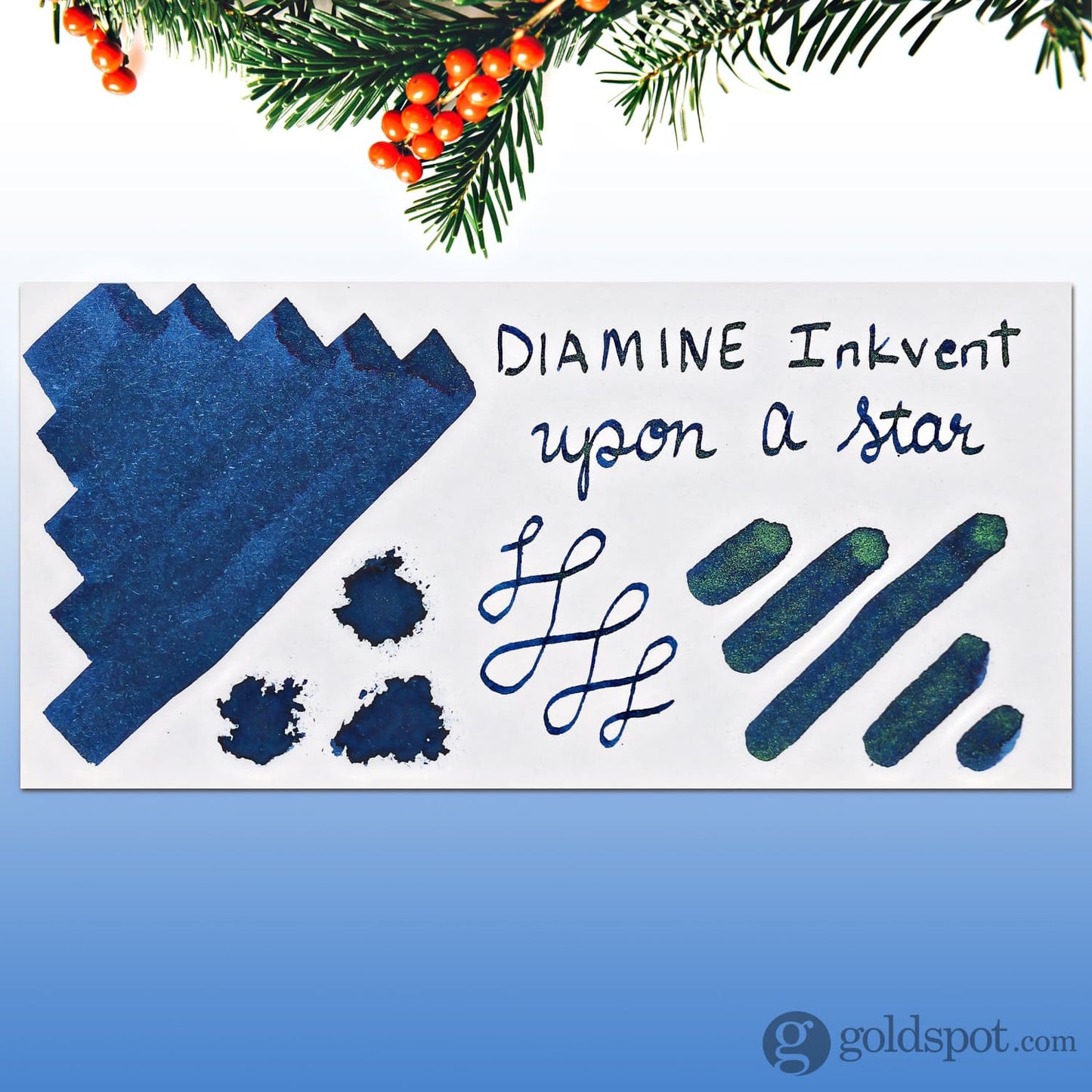 Diamine Inkvent Green Edition Chameleon Bottled Ink in Upon a Star - 50 mL Bottled Ink