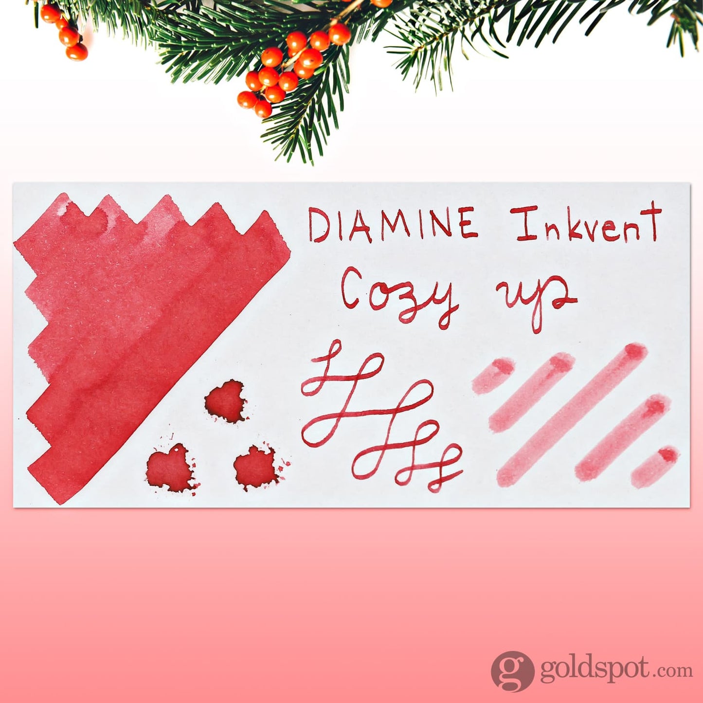 Diamine Inkvent Green Edition Standard Bottled Ink in Cozy Up - 50 mL Bottled Ink