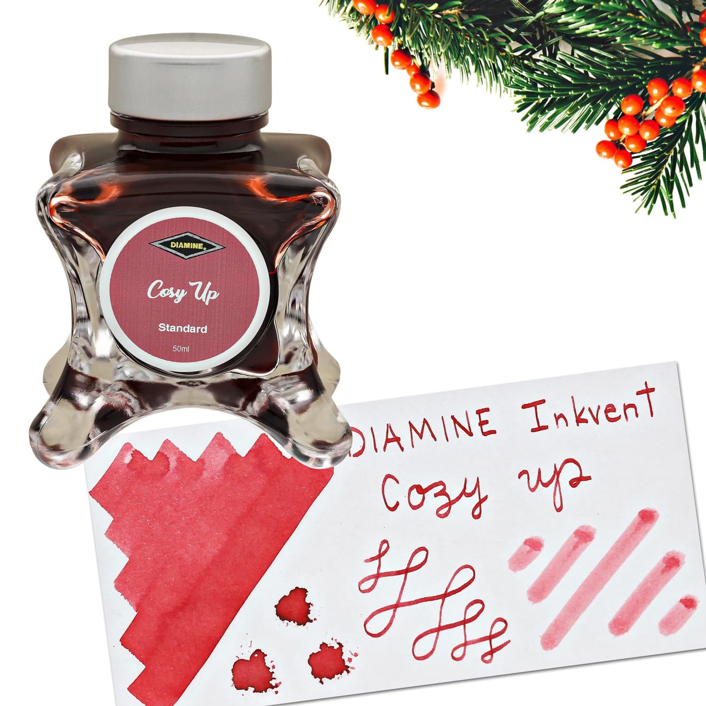 Diamine Inkvent Green Edition Standard Bottled Ink in Cozy Up - 50 mL Bottled Ink