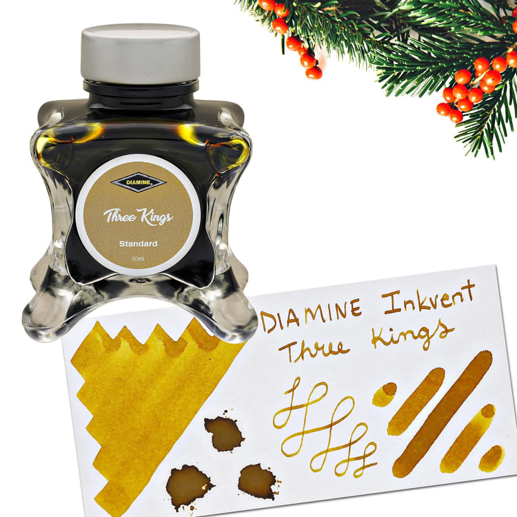 Diamine Inkvent Green Edition Standard Bottled Ink in Three Kings - 50 mL Bottled Ink