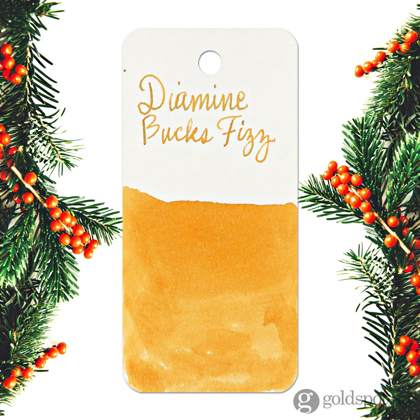 Diamine Inkvent Purple Edition Chameleon & Shimmer Bottled Ink in Bucks Fizz - 50 mL Bottled Ink