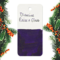 Diamine Inkvent Purple Edition Chameleon & Shimmer Bottled Ink in Raise A Glass - 50 mL