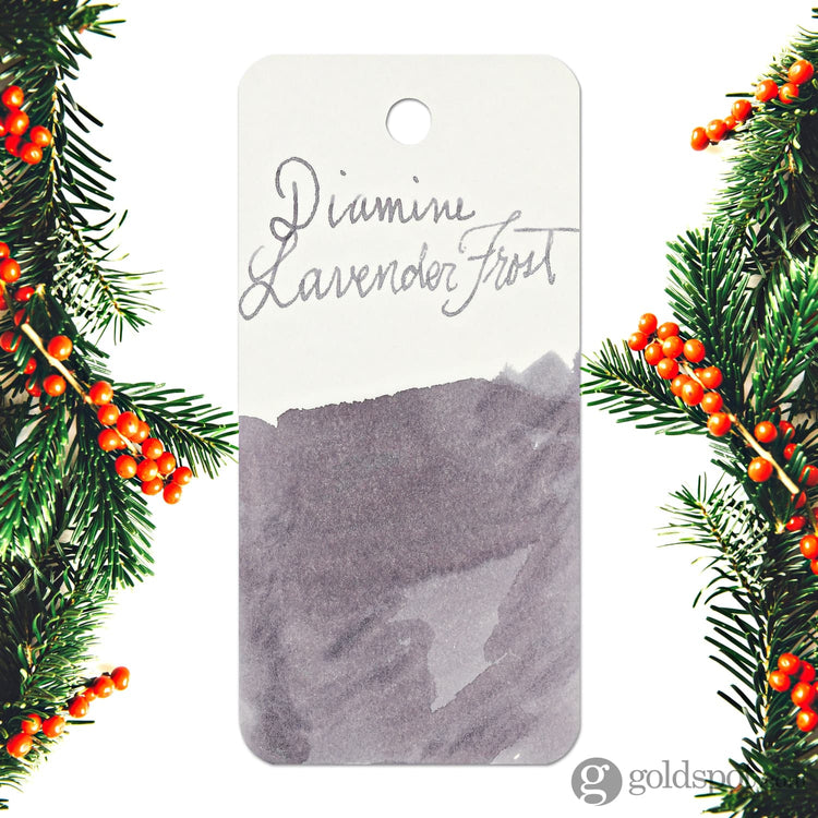 Diamine Inkvent Purple Edition Shimmer Bottled Ink in Lavender Frost - 50 mL Bottled Ink
