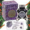 Diamine Inkvent Purple Edition Shimmer Bottled Ink in Lavender Frost - 50 mL Bottled Ink