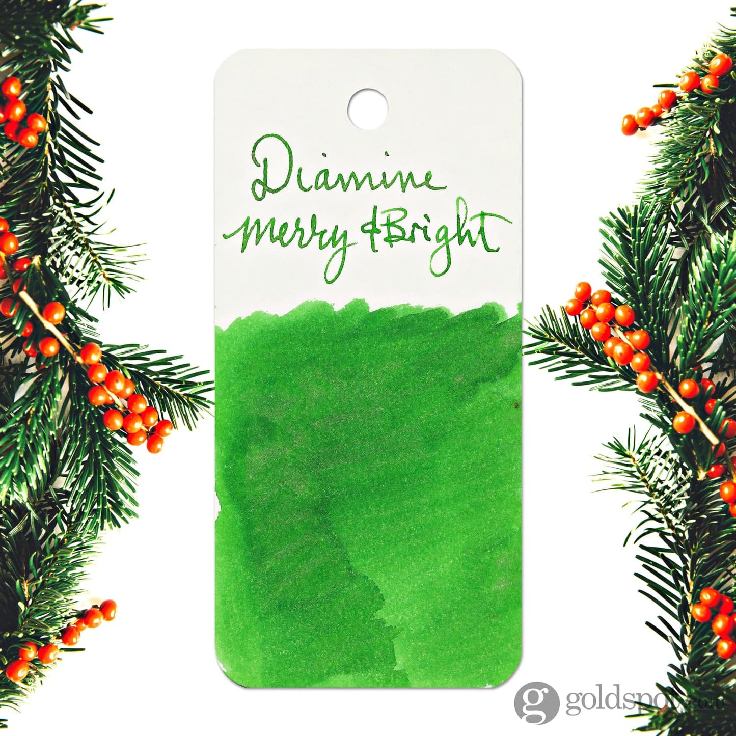 Diamine Inkvent Purple Edition Shimmer Bottled Ink in Merry & Bright - 50 mL Bottled Ink