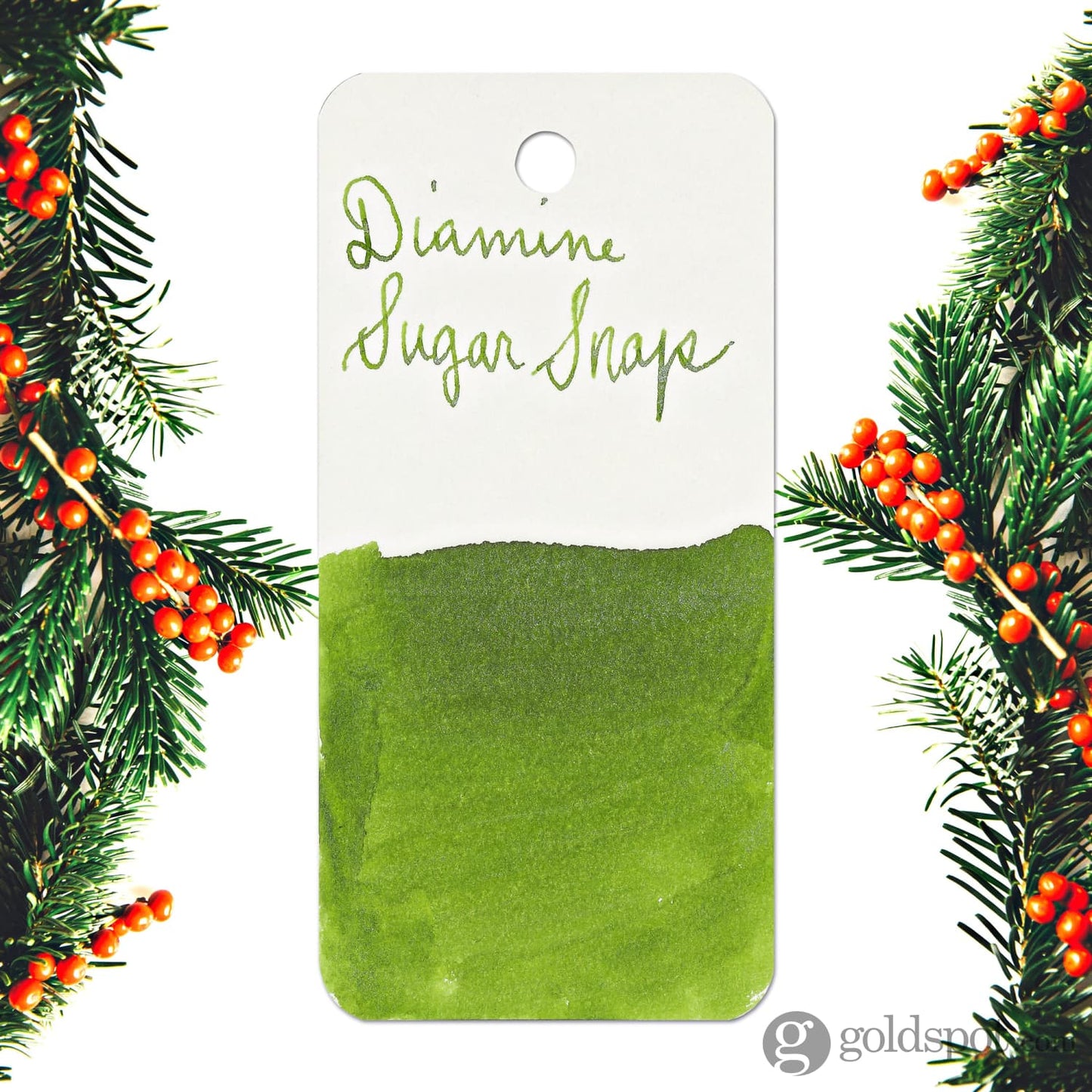 Diamine Inkvent Purple Edition Shimmer Bottled Ink in Sugar Snap - 50 mL Bottled Ink