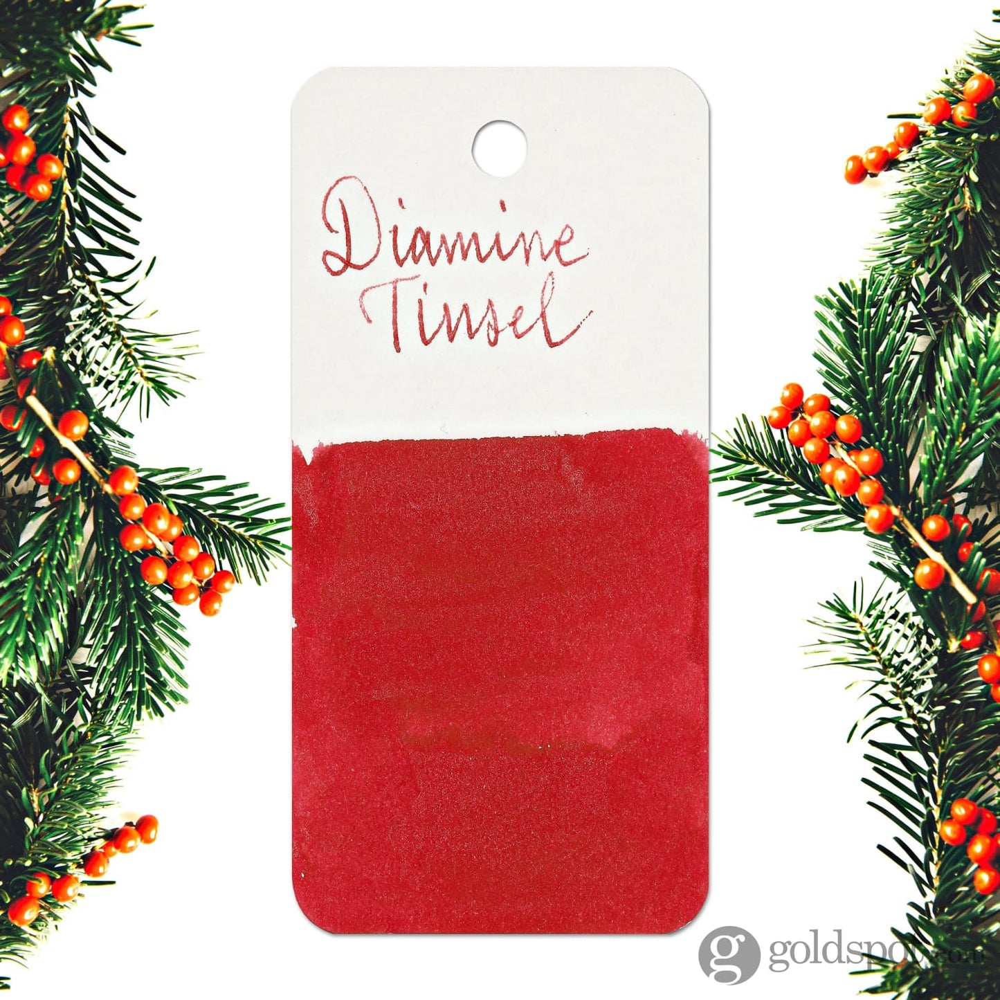 Diamine Inkvent Purple Edition Shimmer Bottled Ink in Tinsel - 50 mL Bottled Ink