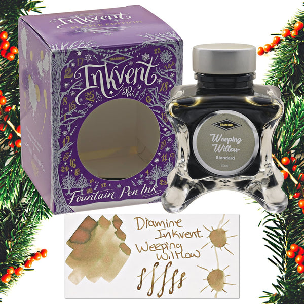 Diamine Inkvent Purple Edition Standard Bottled Ink in Weeping Willows - 50 mL Bottled Ink