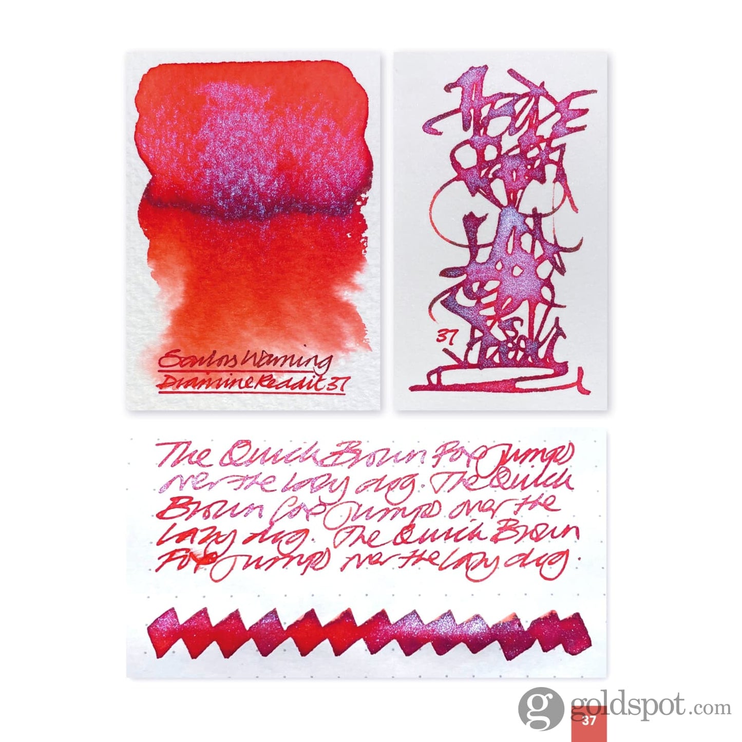 Diamine Shimmer Bottled Ink in Sailor’s Warning - 50 mL Bottled Ink