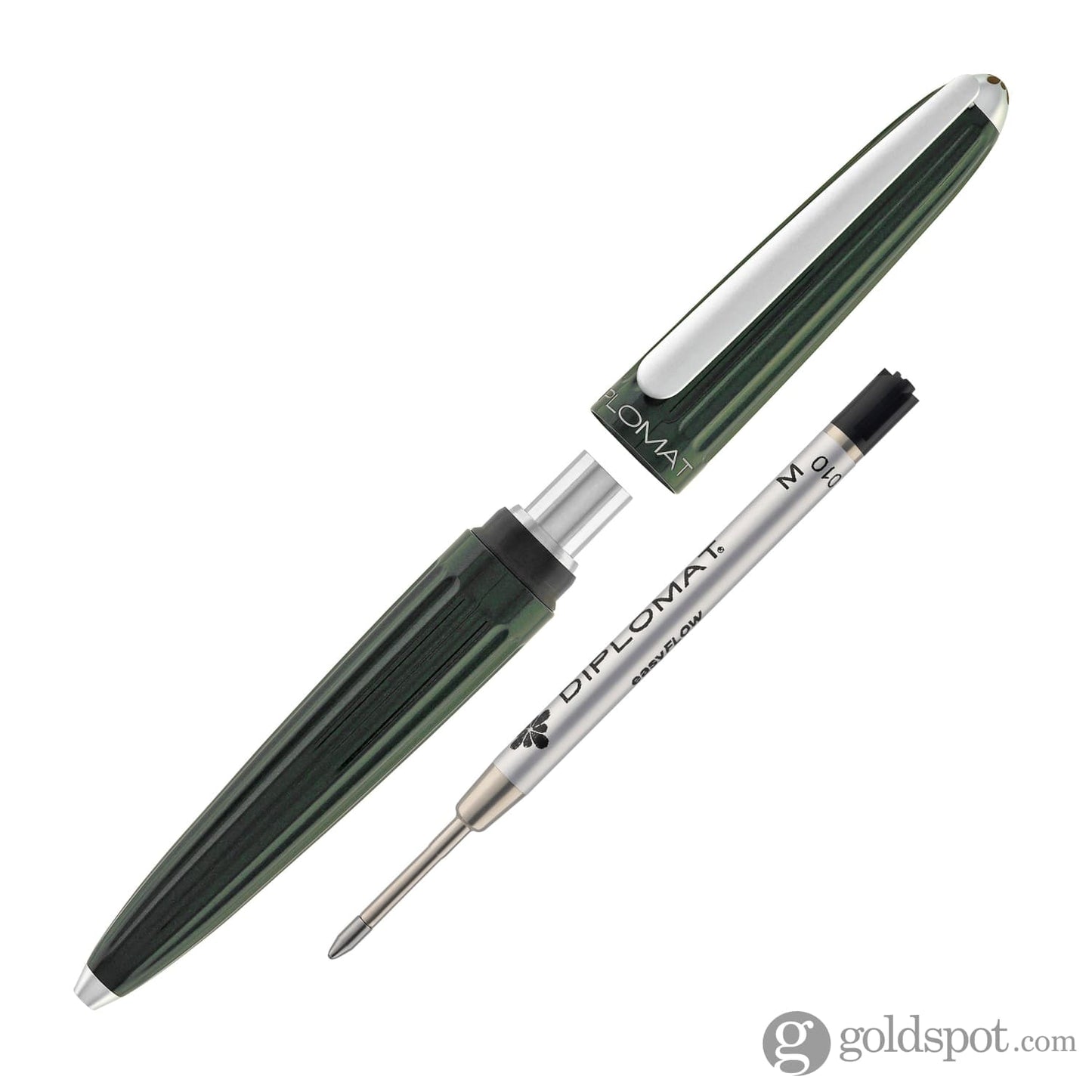 Diplomat Aero Ballpoint Pen in Evergreen Ballpoint Pens
