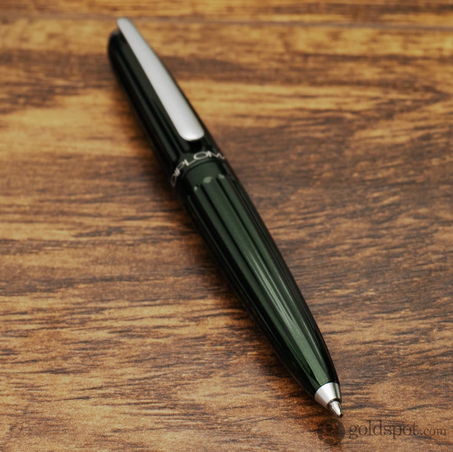 Diplomat Aero Ballpoint Pen in Evergreen Ballpoint Pens