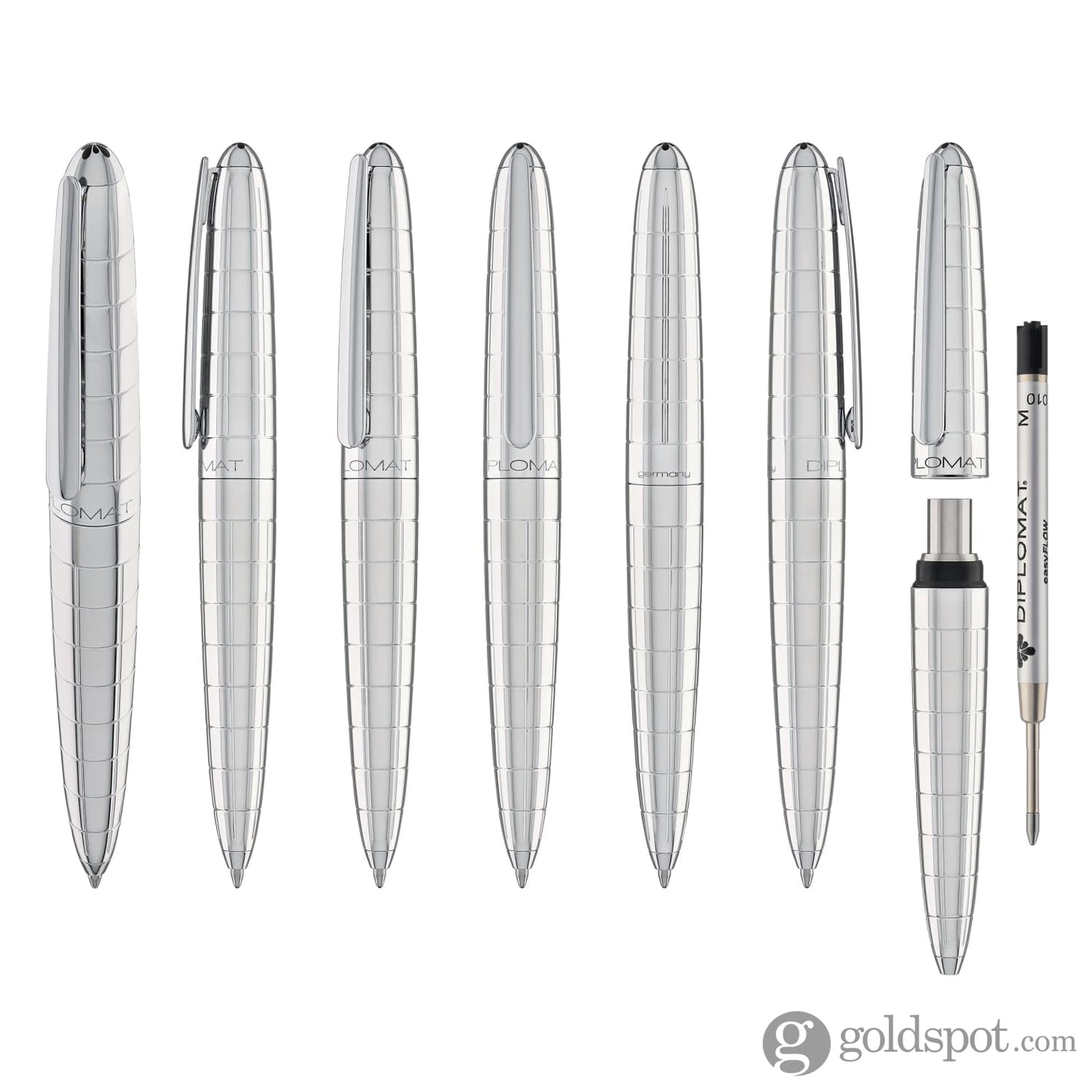 Diplomat Aero Ballpoint Pen in Rhomb Ballpoint Pens