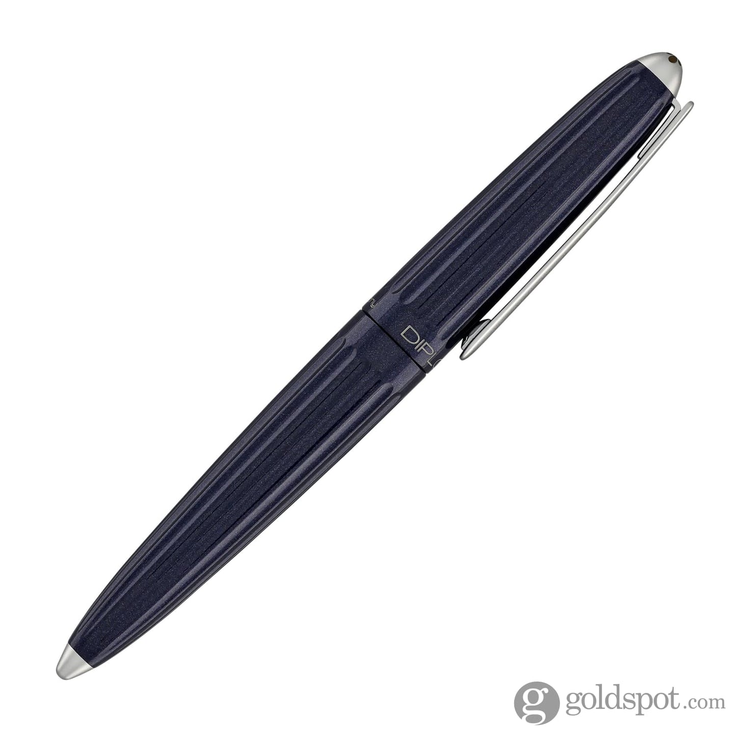 Diplomat Aero Fountain Pen in Midnight Blue