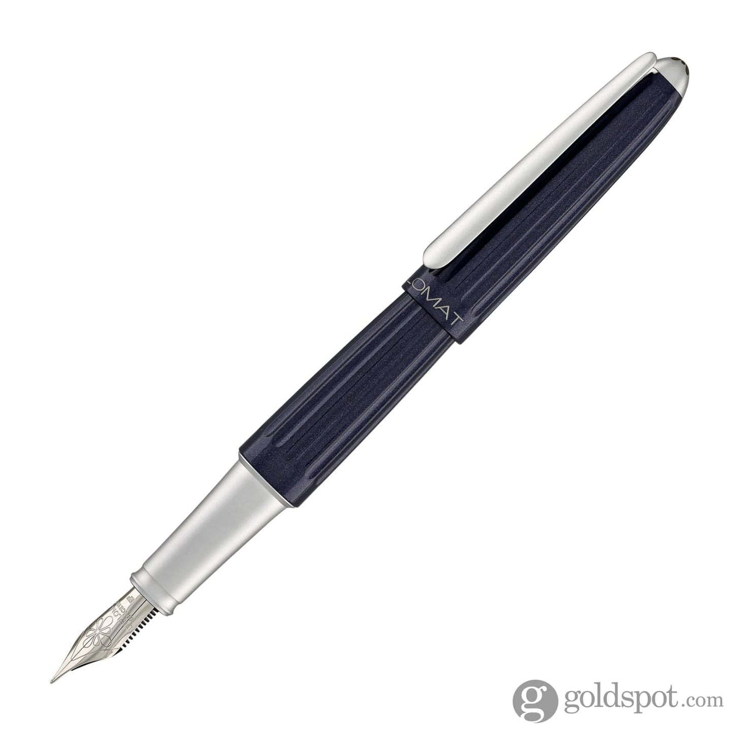 Diplomat Aero Fountain Pen in Midnight Blue