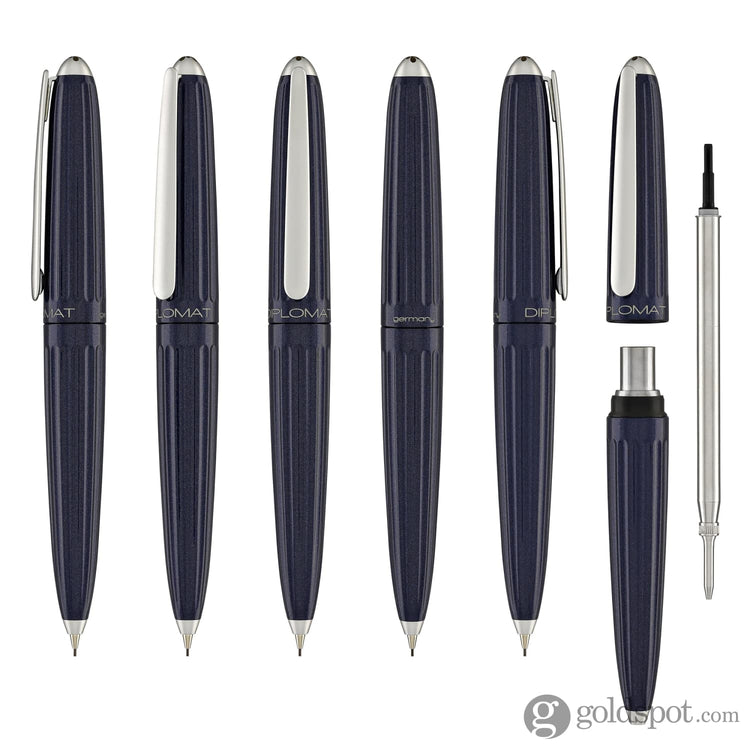 Diplomat Aero Mechanical Pencil in Midnight Blue - 0.7mm Mechanical Pencils