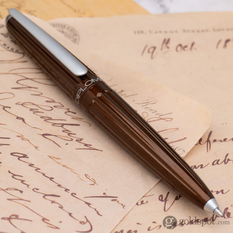 Diplomat Aero Rollerball Pen in Marrakesh Brown Rollerball Pen