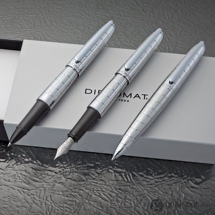 Diplomat Aero Rollerball Pen in Rhomb Rollerball Pen