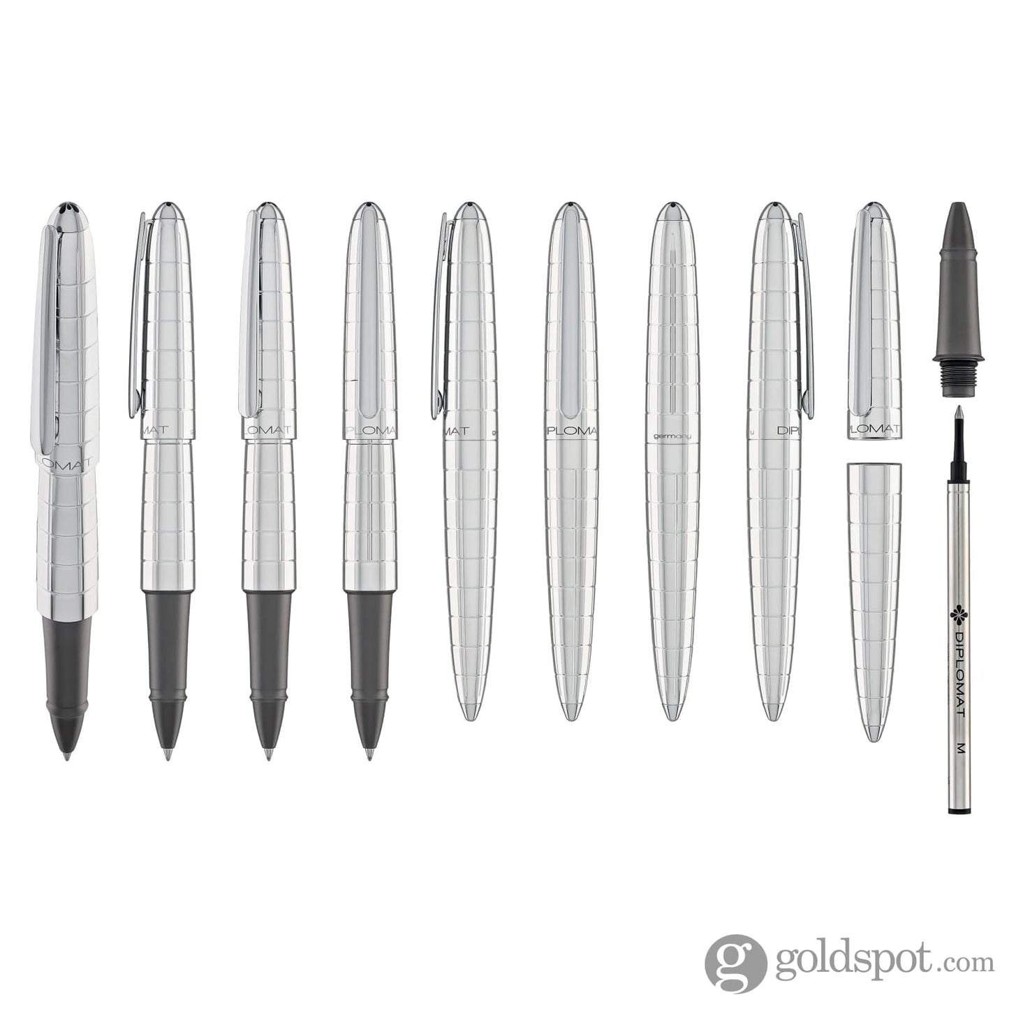 Diplomat Aero Rollerball Pen in Rhomb Rollerball Pen