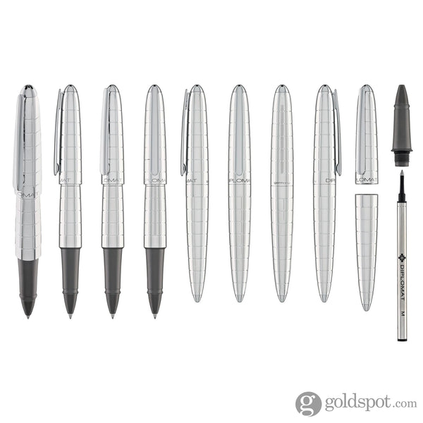 Diplomat Aero Rollerball Pen in Rhomb Rollerball Pen