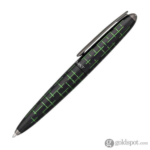 Diplomat Elox Matrix Ballpoint Pen in Ring Black/Green Ballpoint Pen