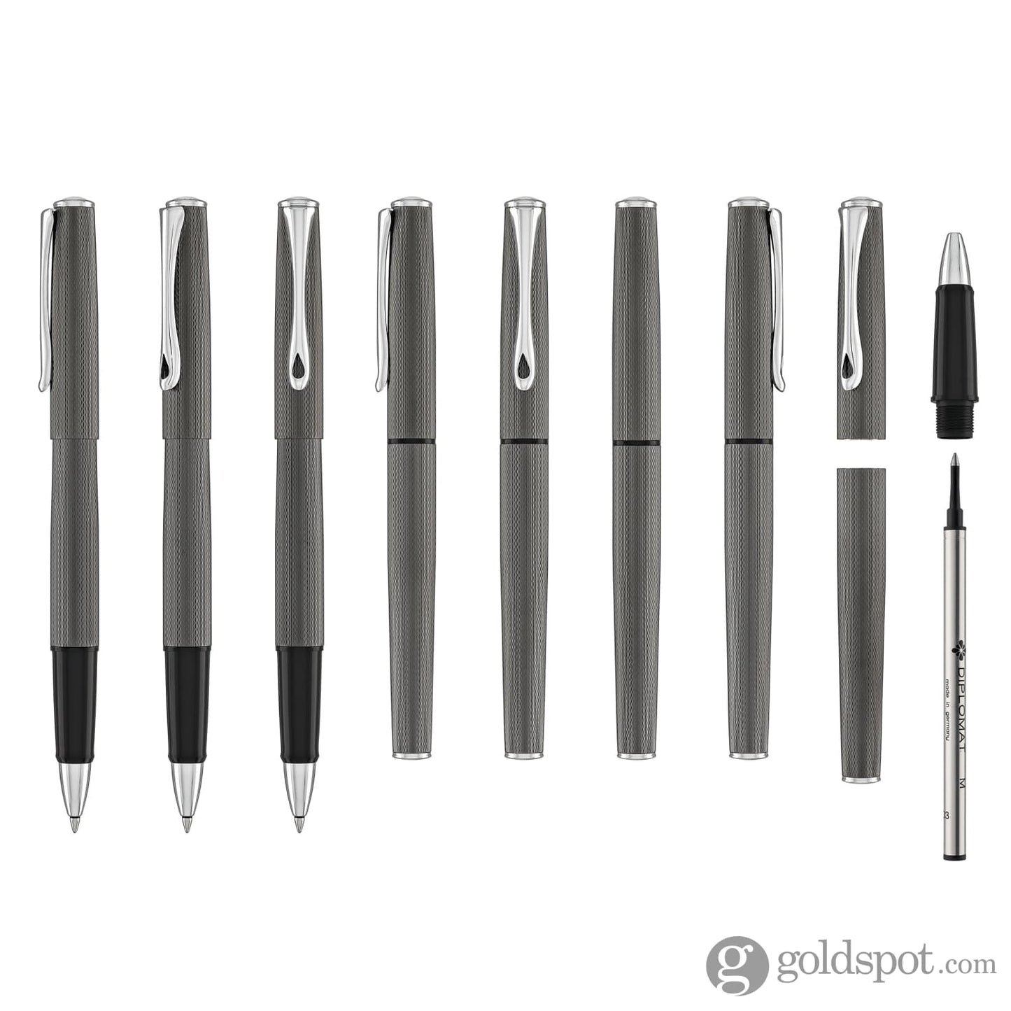 Diplomat Esteem Rollerball Pen in Black Barley Rollerball Pen