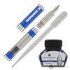 Diplomat Nexus Demo Fountain Pen in Blue/Chrome Fountain Pen