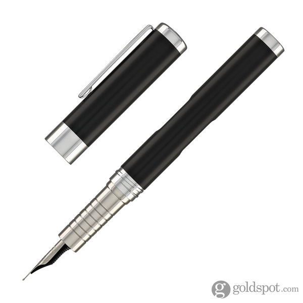 Diplomat Nexus Fountain Pen in Black/Chrome Fountain Pen