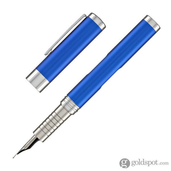 Diplomat Nexus Fountain Pen in Blue/Chrome Fountain Pen