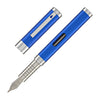 Diplomat Nexus Fountain Pen in Blue/Chrome Fountain Pen