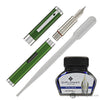 Diplomat Nexus Fountain Pen in Green/Chrome Fountain Pen