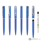 Diplomat Traveller Ballpoint Pen in Funky Blue Ballpoint Pens