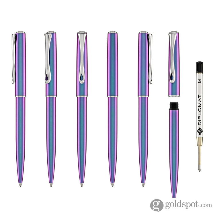 Diplomat Traveller Ballpoint Pen in Funky Petrol Ballpoint Pens