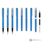 Diplomat Traveller Fountain Pen in Funky Blue Fountain Pen