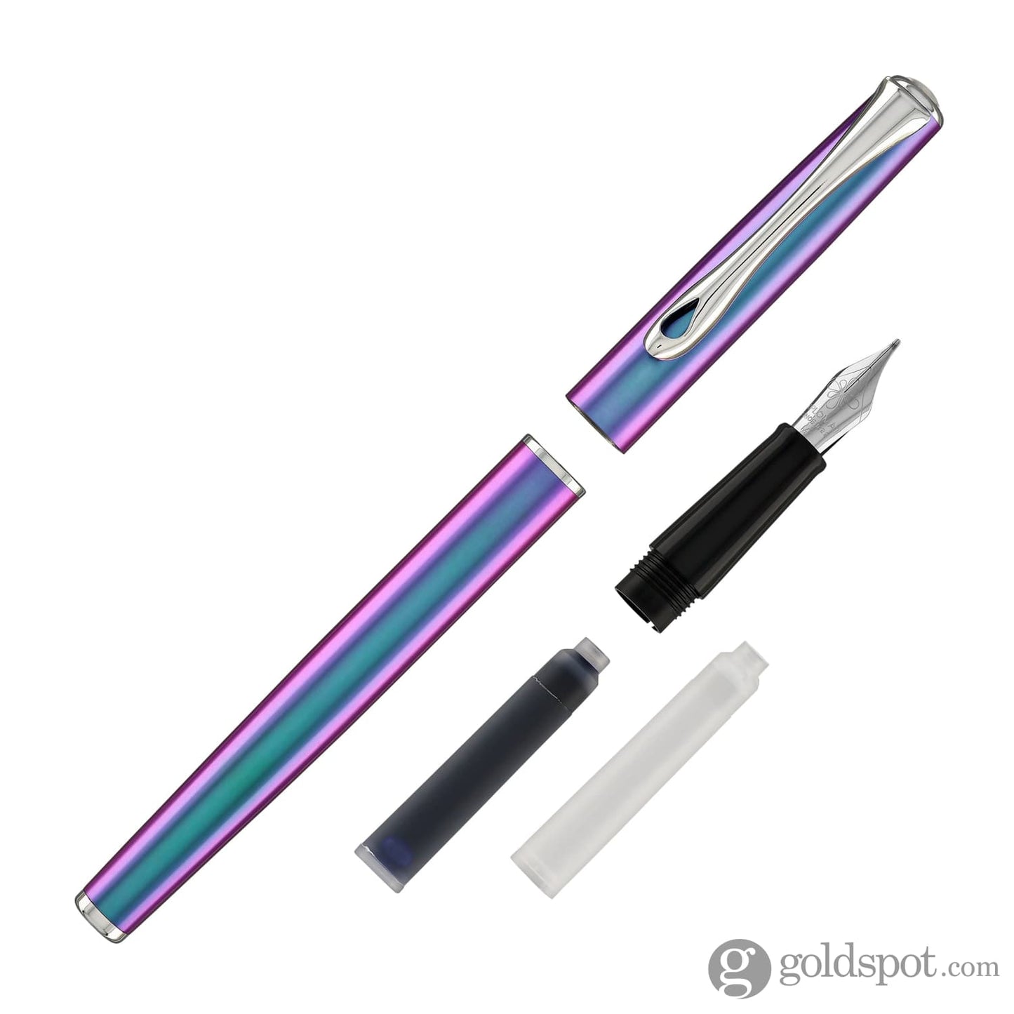 Diplomat Traveller Fountain Pen in Funky Petrol Fountain Pen