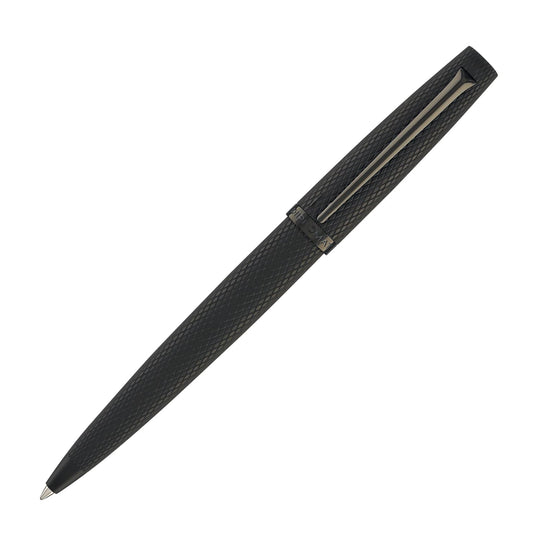 Diplomat Viper Ballpoint Pen in Black Guilloche